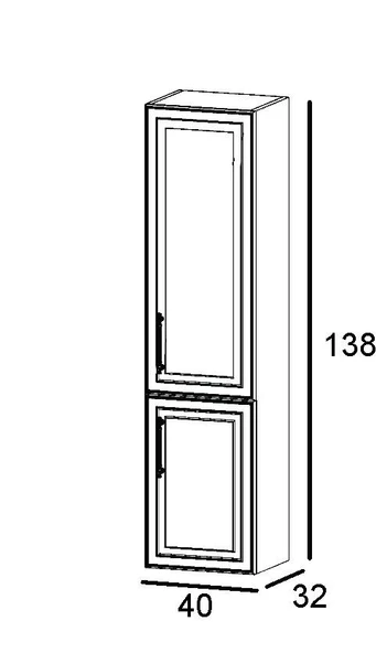 Denko Era 80 cm (Antrasit) Banyo Dolabı Takımı ve Boy Dolabı - Resim 4