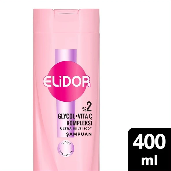 Elidor Saç Bakım Şampuanı Ultra Işıltı Yoğun Parlaklık 400 ml ürün görseli