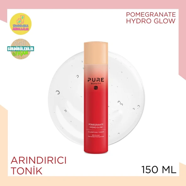 Pure Beauty Pome granate Hydroglow Arındırıcı Tonik 150 ml ürün görseli