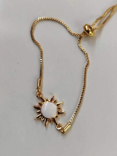 Güneş Tasarımlı Ayarlanabilir Bileklik Şık Hediyelik