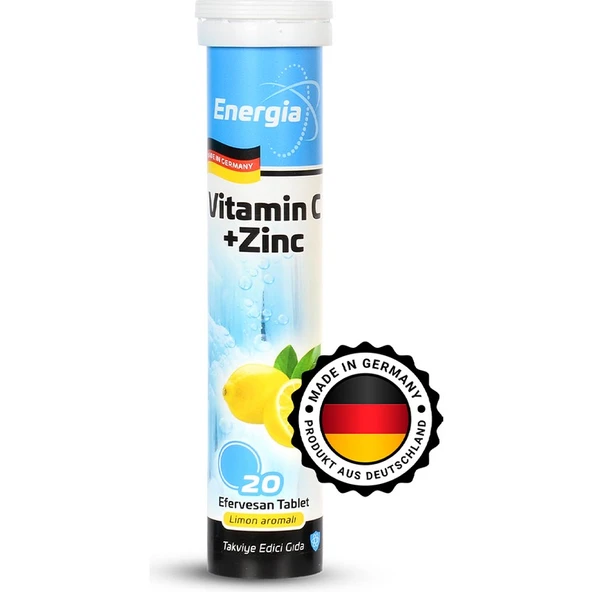 Energia Energia® Çinko & Vitamin C (1000 Mg) Efervesan Tablet Takviye Edici Gıda ürün görseli