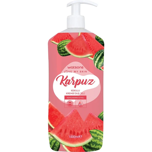 Watsons Kremli Duş Jeli Karpuz 1l ürün görseli