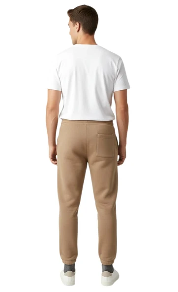 Bej Rengi Bel Paça Lastikli Kadın Erkek Altı BGL-ST04792 - Resim 4