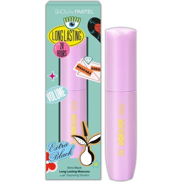 Show By Pastel Look 24h Long Lasting Mascara - Maskara ürün görseli