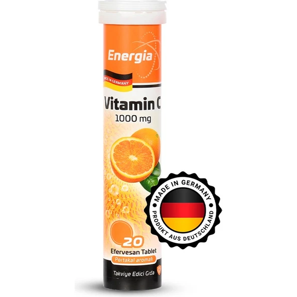 Energia Energia® Vitamin C (1000 Mg) Efervesan Tablet Takviye Edici Gıda ürün görseli
