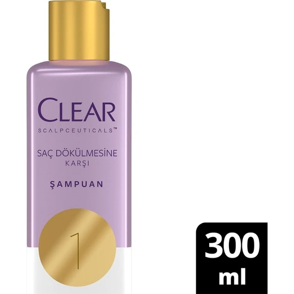 Clear Scalpceuticals Saç Bakım Şampuanı Saç Dökülmesine Karşı 300 ml ürün görseli