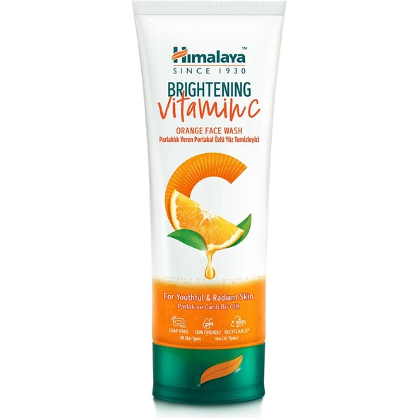 Himalaya Vitamin C Parlaklık Veren Portakal Özlü Yüz Temizleyici, Tüm Ciltler 100 ml ürün görseli