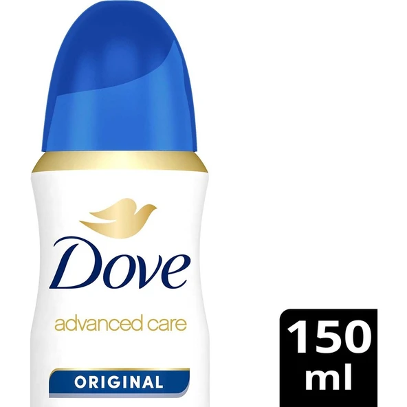 Dove Kadın Sprey Deodorant Original 150 ml – 72 Saat Koruma, Pro-Ceramid, %0 Alkol, Hassas Ciltlere Uygun ürün görseli