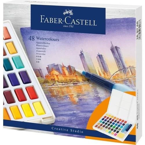 Faber-Castell Creative Studio Tablet Suluboya 48li ürün görseli