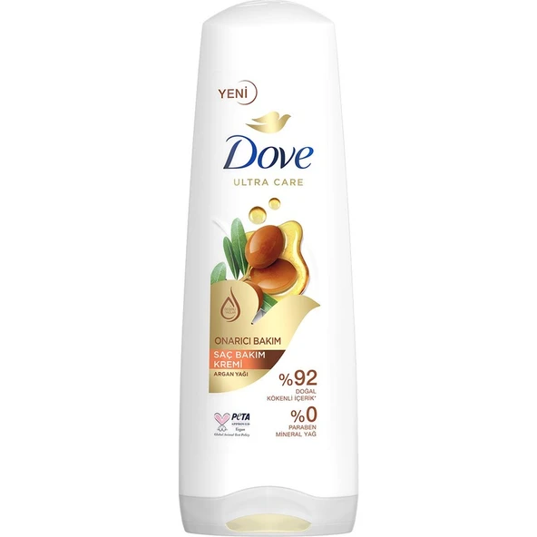 Dove Saç Bakım Kremi Argan Yağı Onarıcı Bakım 350 ml ürün görseli