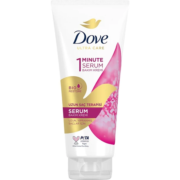 Dove 1 Minute Serum Saç Bakım Kremi Uzun Saç Terapisi 170 ml ürün görseli