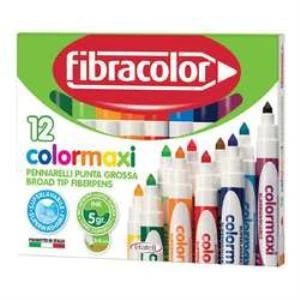 Fibracolor Colormaxi Keçeli Kalem 12 Renk ürün görseli