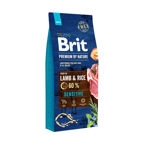 Brit Premium By Nature Hassas Sindirime Sahip Köpekler İçin, Kuzu Etli Kuru Mama 8 kg - 2