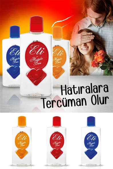 Eti Hatırla Beni Kolonya Red 230 ml 6 Adet - Resim 2