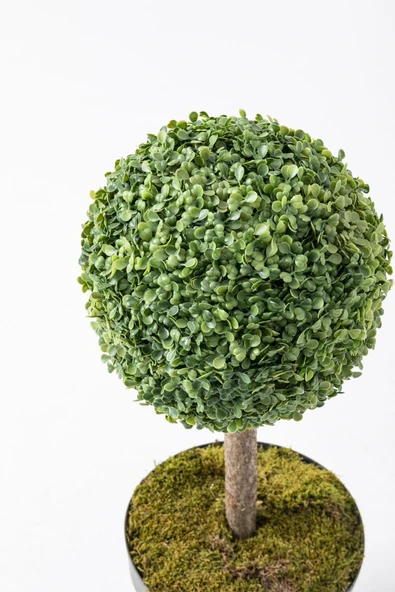 Yapay Top Şimşir Ağacı Tekli 70 Cm - Resim 4