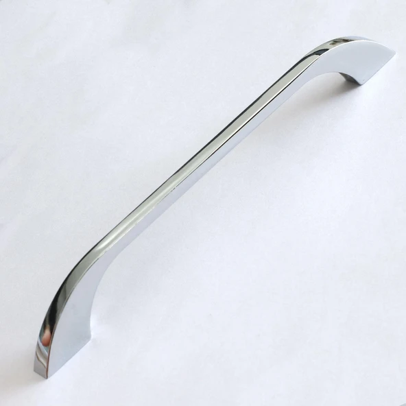 Mobilya Mutfak Dolabı Çekmece Dolap Kulpları Kapak Kulpu Kulbu Krom Renk 160 mm Metal Kulp - Resim 2