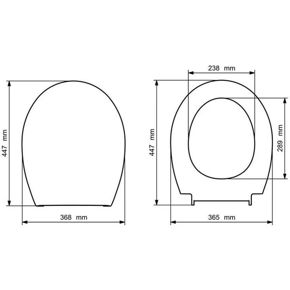 Visam Leylak Yavaş Kapanan Klozet Kapağı 529-001 - 2