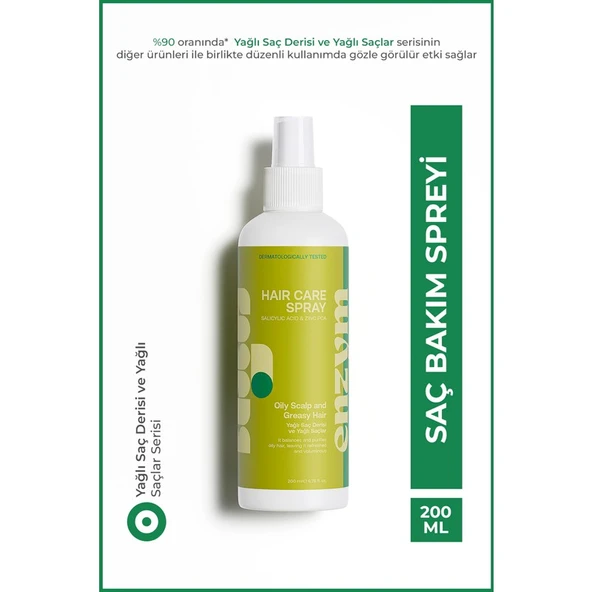 Yağlı Saç Derisi ve Yağlı Saçlara Özel Yağlanma Karşıtı Saç Bakım Spreyi 200 ml ürün görseli
