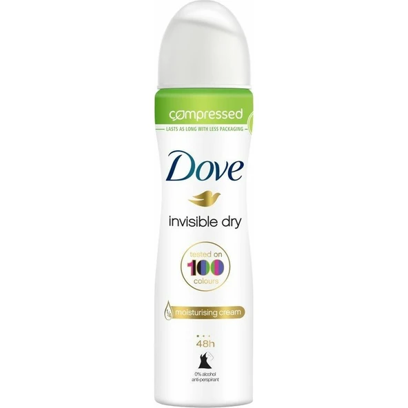 Dove Invisible Dry Compressed Sprey Deodorant 75 ml ürün görseli