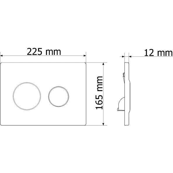 Visam Olimpos Iki Kademeli Parlak Krom Kumanda Paneli - 2