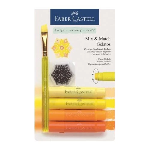 Faber Castell Gelatos Mum Boya Sarı Tonları 4 Renk ürün görseli