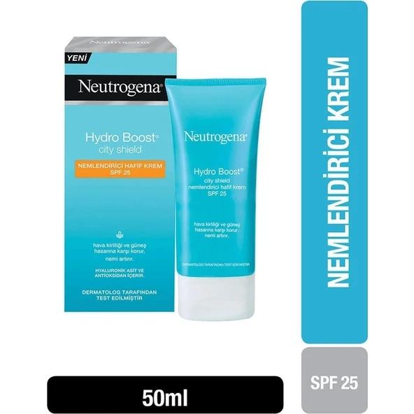 Neutrogena Hydro Boost City Shield Güneş Koruyucu Spf 25 50 ml ürün görseli