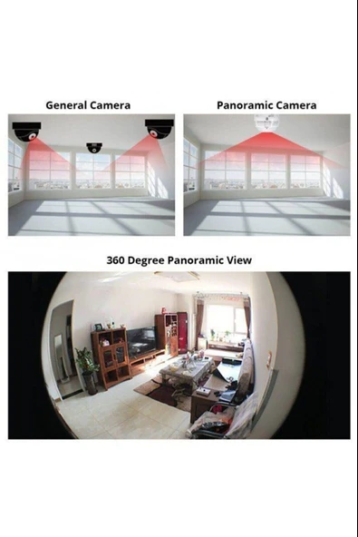 Kablosuz Wifi Ip Kamera 1080p Full Hd Hareketli Gece Görüşlü 3 Antenli Ip Bebek Ve Güvenlik Kamerası - Resim 3