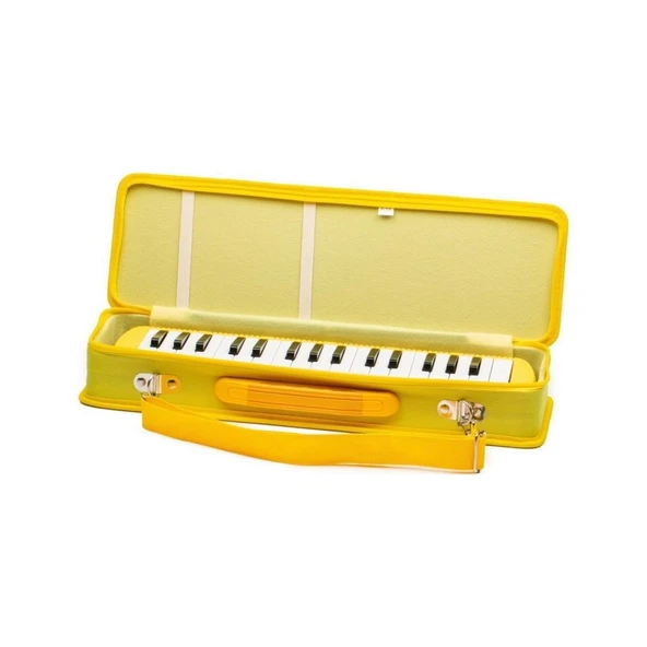 Lino 32 Tuşlu Melodika Çantalı (Ln-32) - Pastel Sarı - Resim 2