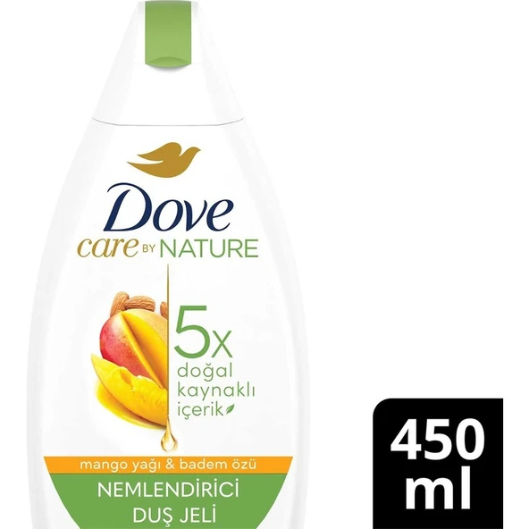 Dove Nemlendirici Duş Jeli Mango Yağı & Badem Özü 450 ml x1 Adet ürün görseli