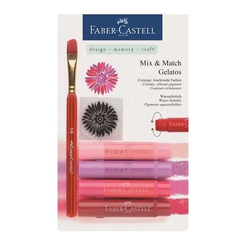 Faber Castell Gelatos Mum Boya Setler Kırmızı Tonlar ürün görseli