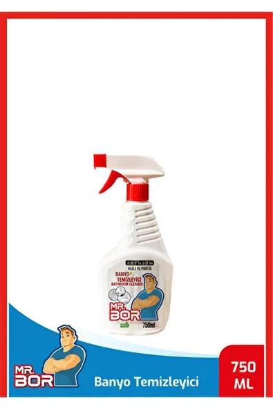 MR.BOR PREMİUM BANYO DERZ VE DUŞAKABİN TEMİZLEYİCİ 750 ML