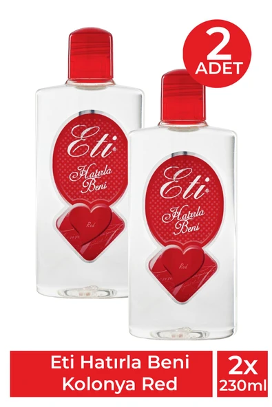 Eti Hatırla Beni Kolonya Red 230 ml 2 Adet ürün görseli 1