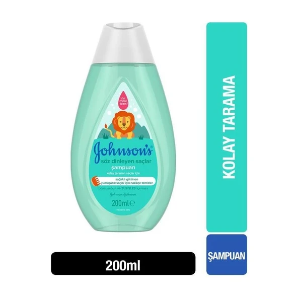 Johnson's Söz Dinleyen Saçlar Serisi Kremli Bebek Şampuanı 200 ml ürün görseli