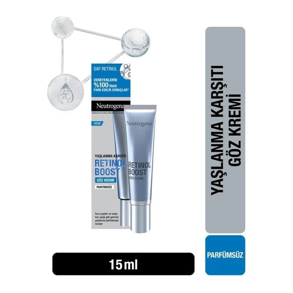 Neutrogena Göz Kremi Saf Retinol 15 ml Yaşlanma Karşıtı ürün görseli