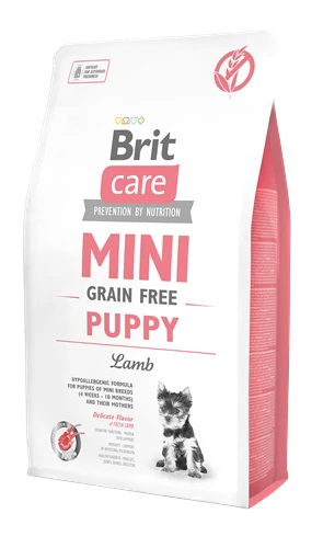 Brit Care Mini Irk Yavru Köpekler İçin, Tahılsız, Hipoalerjenik Kuzu Etli Kuru Mama 2 kg ürün görseli