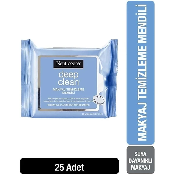 Neutrogena Deep Clean Makyaj Temizleme Mendili 25 Li. ürün görseli