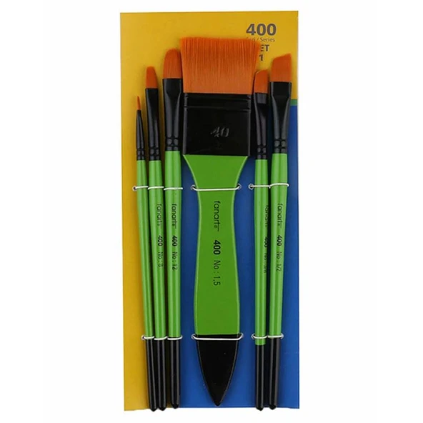 Fanart Academy Seri 400 Fırça Seti No:1 6lı ürün görseli
