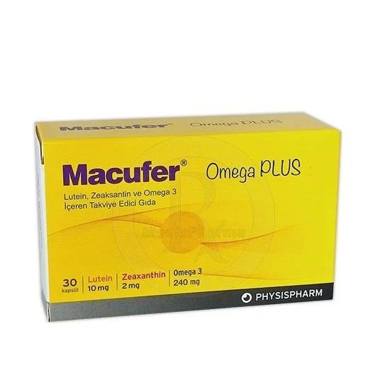 Macufer Omega Plus 30 Kapsül ürün görseli