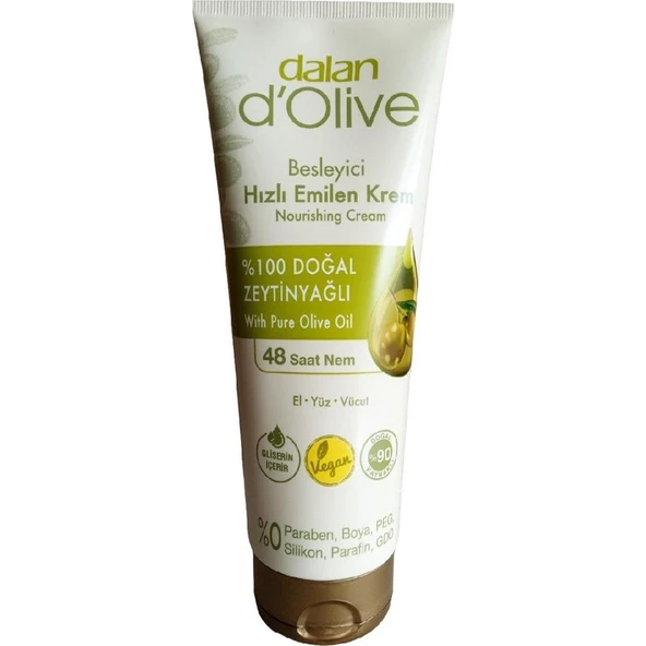 Dalan D'olive Besleyici Hızlı Emilen Krem 250 ml ürün görseli
