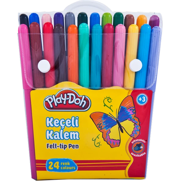 Play Doh Keçeli Kalem 24 Renk ürün görseli