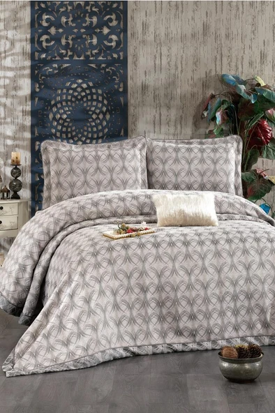 Podyum Şönil Çift Kişilik Yatak Örtüsü 260x260 cm Vizon ürün görseli