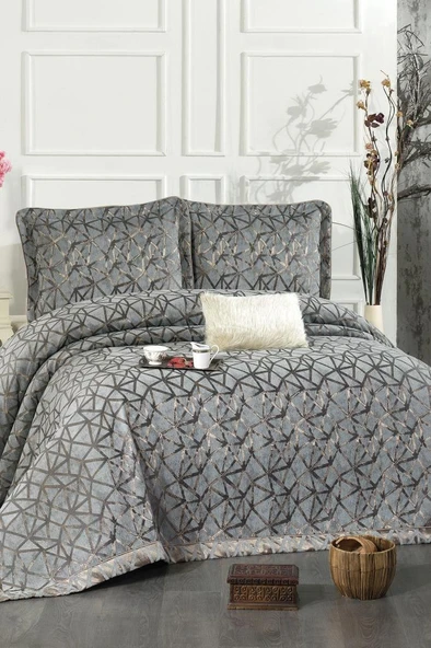 Eliz Şönil Çift Kişilik Yatak Örtüsü 260x260 cm Turkuaz ürün görseli