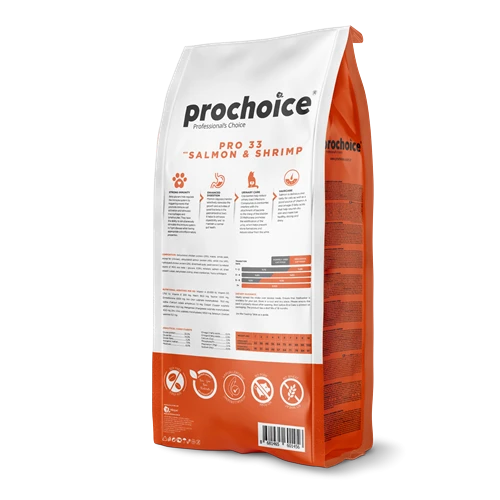 Prochoice Kısırlaştırılmış Kediler İçin, Hipoalerjenik, Somon Balıklı Ve Karidesli Kuru Mama 15 kg - Resim 2