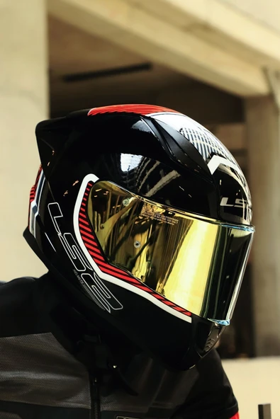 LS2 RAPID 2 RACE EXTRA BEYAZ-KIRMIZI KASK - 8