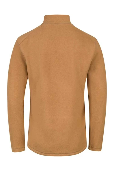 2AS Cedric Erkek Yarım Fermuarlı İnce Polar Sweatshirt Camel - 3