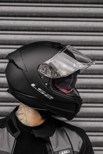 LS2 STREAM 2 MAT SIYAH KASK - 7