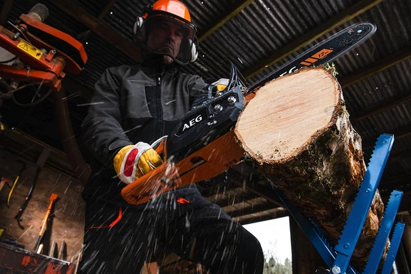 AEG ACS18B30-0 18 V Akülü Orman Motoru 30 cm (Akü ve Şarj Cihazı Dahil Değildir) - 4935471337 - Resim 4