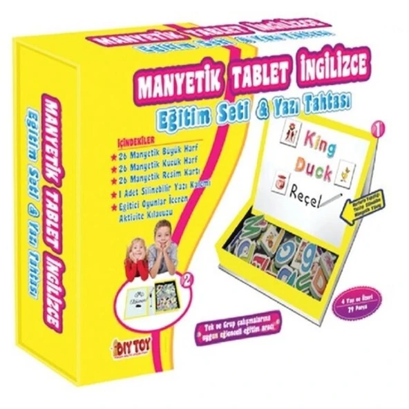 Manyetik Tablet İngilizce Seti Orijinal Ürün ürün görseli