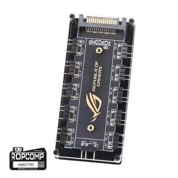 Ropcomp ARGB HUB 11 Port 5V 3-Pin ARGB ve Fan HUB ürün görseli