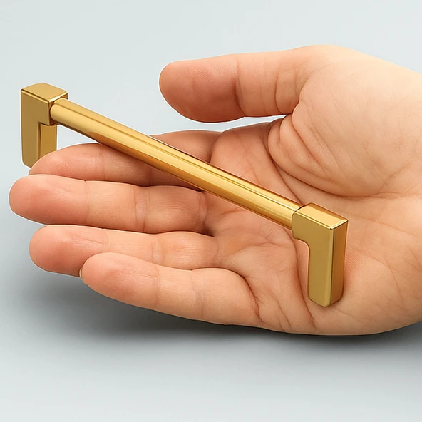 Nova Bronz Metal 160 mm Mobilya Kulp Çekmece Dolap Kapak Kolu Kulpu Kulpları Dayanıklı Tasarım - Resim 6